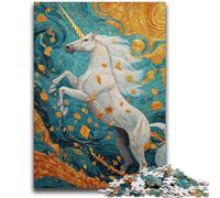 1000 Pieces Jigsaw Puzzles For Teens And Adults Mysterious Unicorn Brain Teaser Game Wall Decoration Unique Birthday And Xmas Gifts 26x38cm