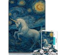 1000 Pieces Jigsaw Puzzles For Teens And Adults Mysterious Unicorn Puzzles for Adults,Learning Educational Toys Family Games Gifts for Friends And Family 75x50cm