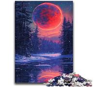 1000 Pieces Jigsaw Puzzles For Teens And Adults Neon Winter Nature Puzzles for Adults,Challenging Difficult Deal As Gifts for The Whole Family (38x26cm)