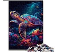 1000 Pieces Jigsaw Puzzles For Teens And Adults Ocean Turtle, Family Game Stress Reliever Difficult Challenge A Work of Art for Ages 14+ (Size 26x38cm)