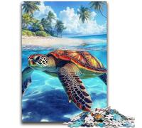 1000 Pieces Jigsaw Puzzles For Teens And Adults Ocean Turtle Puzzles,Educational Stress Relief Toy Great Gifts And Toys (50x75cm)