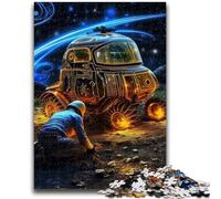 1000 Pieces Jigsaw Puzzles For Teens And Adults Outer Space Cars Teenager Puzzles,is Ideal As Gifts for The Whole Family for Age 14 (26x38cm)