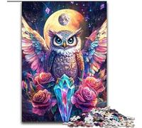 1000 Pieces Jigsaw Puzzles For Teens And Adults Owl Angel, Train Your Brain And Hands Unique Birthday And Gifts for Age 14+ (size 26x38cm)