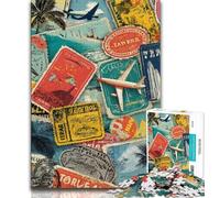 1000 Pieces Jigsaw Puzzles For Teens And Adults Paris Collage Puzzles,is Ideal As Gifts for The Whole Family for Age 14 (size 75x50cm)