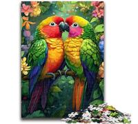 1000 Pieces Jigsaw Puzzles For Teens And Adults Parrot Couple 1000 Piece Puzzle,Challenging Game Toys Wall Decoration Unique Birthday And Xmas Gifts (26x38cm)