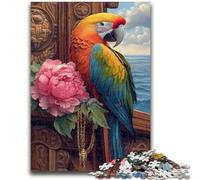 1000 Pieces Jigsaw Puzzles For Teens And Adults Parrot Portrait 1000 Piece Puzzle,Family Game Stress Reliever Difficult Challenge Suitable for Couples (50x75cm)