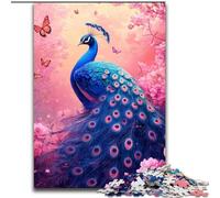 1000 Pieces Jigsaw Puzzles For Teens And Adults Peacock,for Educational Game Challenge Toy Artists Collection,Fine Art 50x75cm