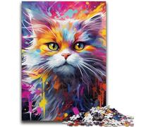 1000 Pieces Jigsaw Puzzles For Teens And Adults Persian Cat 1000 Pieces for Adults,deal As Gifts for The Whole Family for Ages 14+ (26x38cm)