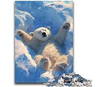 1000 Pieces Jigsaw Puzzles For Teens And Adults Polar Bears Puzzles,deal As Gifts for The Whole Family for Ages 14+ (50x75cm)