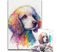 1000 Pieces Jigsaw Puzzles For Teens And Adults Poodle Puzzles for Teenagers,Educational Games Wall Decoration Unique Birthday And Xmas Gifts (size 38x26cm)