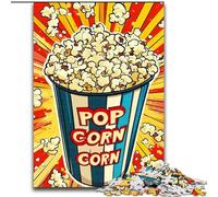 1000 Pieces Jigsaw Puzzles For Teens And Adults Popcorn, Toys Educational Games Stress Relieving Wall Decoration (Size 26x38cm)
