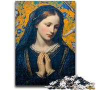 1000 Pieces Jigsaw Puzzles For Teens And Adults Portrait of Mary The Mother for And 14 Years And over Interesting Stress Reduction Gifts for Friends And Family 50x75cm