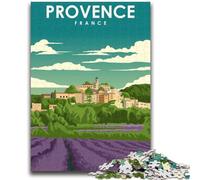 1000 Pieces Jigsaw Puzzles For Teens And Adults Provence France Sunny Art Teenager Puzzles,Fun Present & Activity for Home,Toy for Rainy Days (26x38cm)