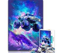 1000 Pieces Jigsaw Puzzles For Teens And Adults Psychedelic Off-road Vehicle 1000 Piece Puzzle,Challenging Game Toys Wall Decoration Unique Birthday And Xmas Gifts 26x38cm