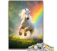 1000 Pieces Jigsaw Puzzles For Teens And Adults Rainbow Unicorn Educational Family Game Is Ideal As Gifts for The Whole Family for 14+ 50x75cm