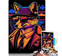1000 Pieces Jigsaw Puzzles For Teens And Adults Red Fox Doctor Gangster 1000 Piece Puzzle,Stress Reliever Staycation Kill Time Wishlist with Santa Claus (size 38x26cm)