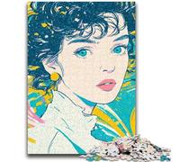1000 Pieces Jigsaw Puzzles For Teens And Adults Retro Girl Stress Reliever Difficult Challenge Is Ideal As Gifts for The Whole Family 50x75cm