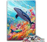 1000 Pieces Jigsaw Puzzles For Teens And Adults Sea Animals Teenager Puzzles,for Challenging Toy Game And Family Play (75x50cm)