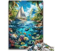 1000 Pieces Jigsaw Puzzles For Teens And Adults Ship Sailing on The Ocean Brain Teaser Game Educational Game for Birthday, Chrismas for for Age 14 50x75cm