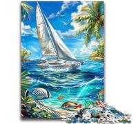 1000 Pieces Jigsaw Puzzles For Teens And Adults Ship Sailing on The Ocean Decompressing Intellectual Educational Toy Great Gifts And Toys 26x38cm