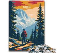 1000 Pieces Jigsaw Puzzles For Teens And Adults Siberian Trek Teenager Puzzles,Fun Present & Activity for Home,Toy for Rainy Days (26x38cm)