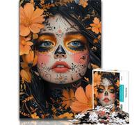 1000 Pieces Jigsaw Puzzles For Teens And Adults Skeleton Girl,Vibrant And Unique Design Relaxing & Challenging Puzzle Experience (38x26cm)