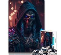 1000 Pieces Jigsaw Puzzles For Teens And Adults Skeleton Hacker Puzzles for Adults,Interesting Stress Reduction Parent-child Interaction 75x50cm