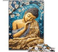 1000 Pieces Jigsaw Puzzles For Teens And Adults Sleeping Buddha Art, Educational Toys for Is Ideal As A Gift for The Whole Family for And 14 Years Old (Size 50x75cm)