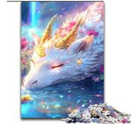 1000 Pieces Jigsaw Puzzles For Teens And Adults Sleeping Dragon, Family Game Stress Reliever Difficult Challenge A Work of Art for Ages 14+ (Size 50x75cm)