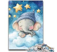 1000 Pieces Jigsaw Puzzles For Teens And Adults Sleeping Elephant Teenager Puzzles,for Challenging Toy Game And Family Play (26x38cm)