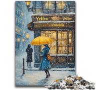 1000 Pieces Jigsaw Puzzles For Teens And Adults Snowy City Landscape Puzzles for Adults,Unique Birthday And Gifts for Age 14 Years Up (75x50cm)