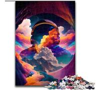 1000 Pieces Jigsaw Puzzles For Teens And Adults Space Clouds Colorful, for Educational Game Challenge Toy Enhance Memory for Age 14 (Size 50x75cm)