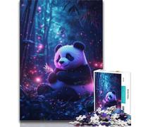 1000 Pieces Jigsaw Puzzles For Teens And Adults Space Panda,Stress Reliever Difficult Challenge Is Ideal As Gifts for The Whole Family (38x26cm)