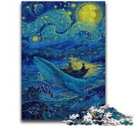 1000 Pieces Jigsaw Puzzles For Teens And Adults Space Whale Toys Educational Games Stress Relieving Unique Home Decor And Gifts 26x38cm