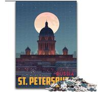 1000 Pieces Jigsaw Puzzles For Teens And Adults St Petersburg, Decompressing Intellectual Educational Toy Birthday Present, Gifts, Wall Art 50x75cm