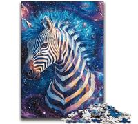 1000 Pieces Jigsaw Puzzles For Teens And Adults Starry Sky Zebra 1000 Piece Puzzle,Challenging Game Toys Wall Decoration Unique Birthday And Xmas Gifts (75x50cm)