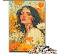 1000 Pieces Jigsaw Puzzles For Teens And Adults Summer Girl,Educational Family Game Wall Decoration Unique Birthday And Xmas Gifts 38x26cm