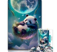 1000 Pieces Jigsaw Puzzles For Teens And Adults The Enchanted Panda 1000 Pieces for Adults,deal As Gifts for The Whole Family for Ages 14+ 38x26cm