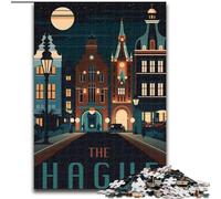 1000 Pieces Jigsaw Puzzles For Teens And Adults The Hague The Netherlands Stress Reliever Difficult Challenge Every Piece Is Unique - Challenging Family Fun Game (26x38cm) 1000pcs