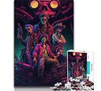 1000 Pieces Jigsaw Puzzles For Teens And Adults The Killer Family 1000 Piece Puzzle,Stress Reliever Staycation Kill Time Wishlist with Santa Claus (size 75x50cm)