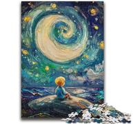 1000 Pieces Jigsaw Puzzles For Teens And Adults The Little Prince of The Night Sky Brain Teaser Game Educational Game for Birthday, Chrismas for for Age 14 26x38cm