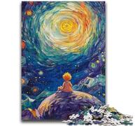 1000 Pieces Jigsaw Puzzles For Teens And Adults The Little Prince of The Night Sky Suitable for People Aged 14 And Above Educational Game Challenge Toy Gift For Birthdays 26x38cm