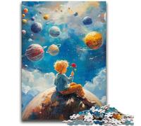 1000 Pieces Jigsaw Puzzles For Teens And Adults The Little Prince Planet for And 14 Years And over Interesting Stress Reduction Gifts for Friends And Family 26x38cm