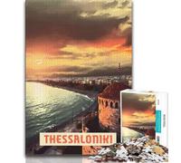 1000 Pieces Jigsaw Puzzles For Teens And Adults Thessaloniki,Stress Reliever Difficult Challenge Is Ideal As Gifts for The Whole Family (75x50cm)