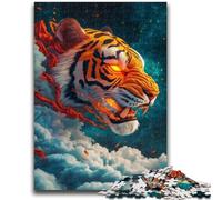 1000 Pieces Jigsaw Puzzles For Teens And Adults Tiger Cloud 1000 Piece Puzzle,Staycation Kill Time with Fully Interlocking Randomly Shaped Pieces (26x38cm)