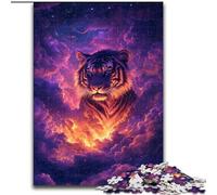 1000 Pieces Jigsaw Puzzles For Teens And Adults Tiger in The Clouds,Toys Educational Games Stress Relieving Great Gifts And Toys 38x26cm