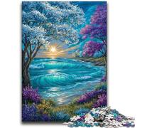 1000 Pieces Jigsaw Puzzles For Teens And Adults Trees by The Ocean Decompressing Intellectual Educational Toy Great Gifts And Toys 50x75cm