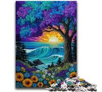1000 Pieces Jigsaw Puzzles For Teens And Adults Trees by The Ocean Decompressing Intellectual Educational Toy Great Gifts And Toys 50x75cm