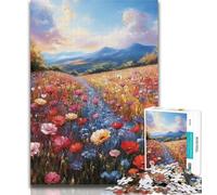 1000 Pieces Jigsaw Puzzles For Teens And Adults Tulip Garden 1000 Pieces for Adults,Educational Stress Relief Toy Great Gifts And Toys 26x38cm
