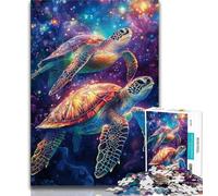 1000 Pieces Jigsaw Puzzles For Teens And Adults Turtle on The Seabed,Educational Family Game Wall Decoration Unique Birthday And Xmas Gifts (75x50cm)